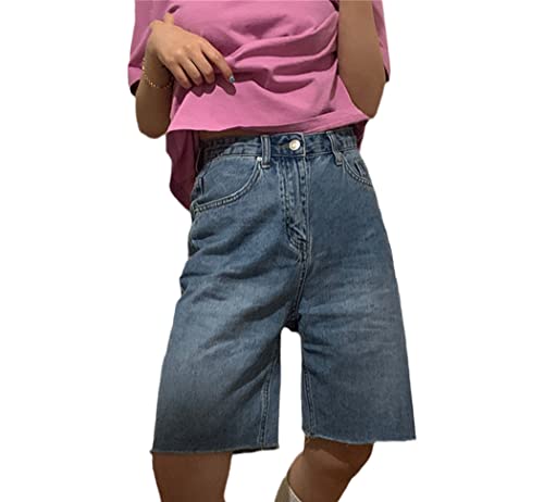 Short en denim coréen taille haute idéal pour vos sorties d'été