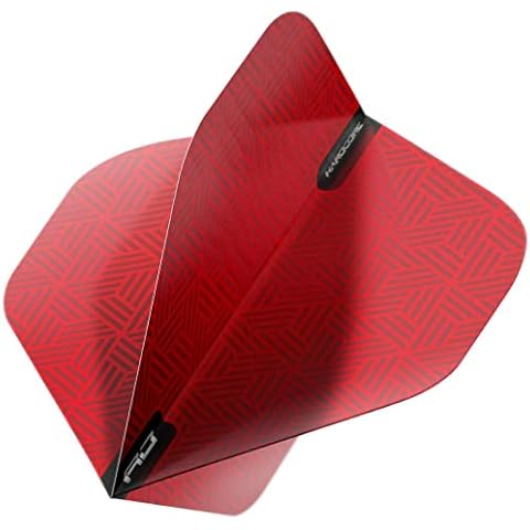 Hardcore XT Red Patterned Extra Thick Dart Flights Cover