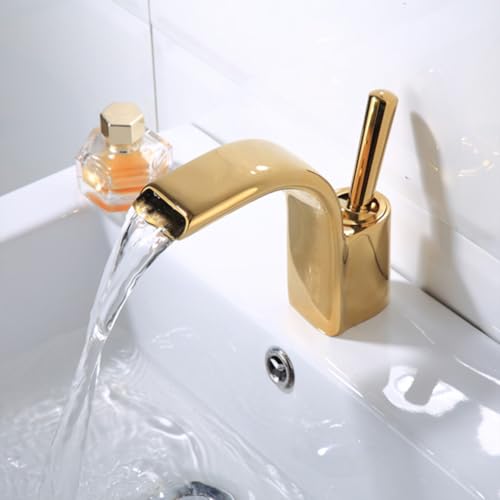 Robinet mitigeur cascade pour salle de bain design et chaleureuse - 6