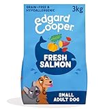 Edgard & Cooper Hundefutter trocken für Small Adult Hunde (3kg), frischer Lachs, nie Fischmehl, ausgewogene Ballaststoffe für die Darmgesundheit, Natürliche, hypoallergene Rezeptur, nie Fischmehl