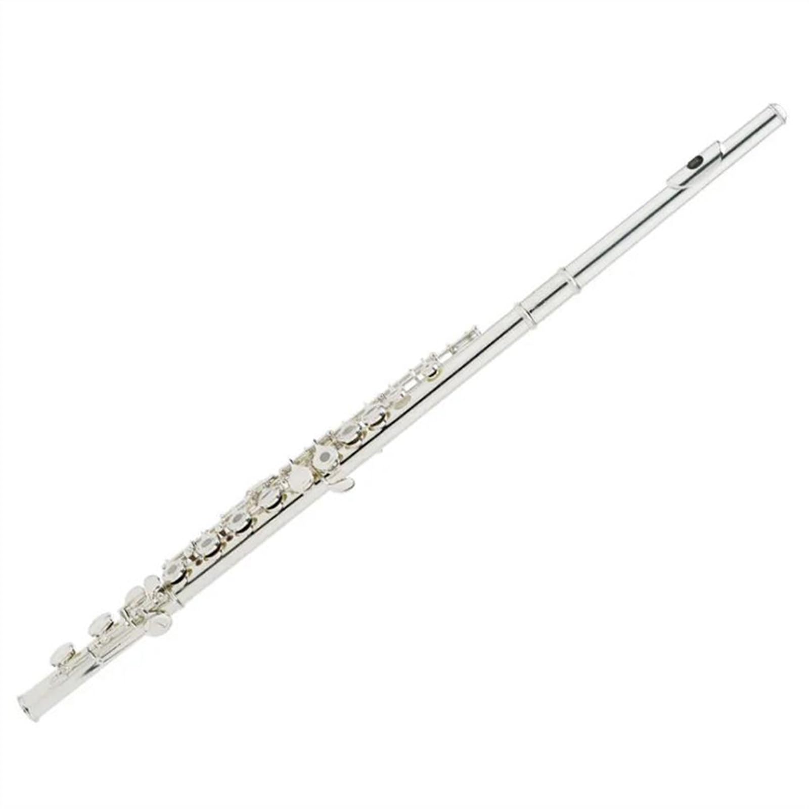 Professionale Flauto Traverso Apri/Chiudi Foro C Flauti 16 Tasti Set Di Flauti Placcati In Argento Con Custodia E Accessori Per Flauto