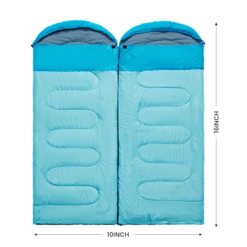 Bupplee Sleeping Bag, Combinable As Double Sleeping Bags For Adult thumb #2