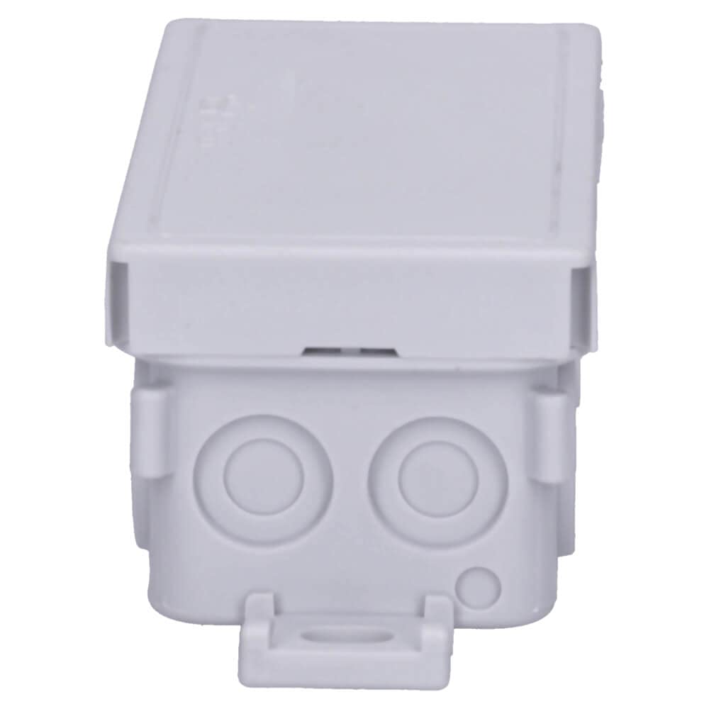 Voxura Gießharzmuffe Verbindungs-muffe für Kabel Set Aufputz Feuchtraum wasserdicht IP68 lichtgrau RAL 7035 89x42x37mm