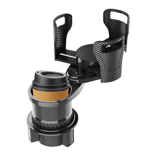 Adaptateur porte-gobelet universel pour stabiliser vos boissons et snacks en voiture
