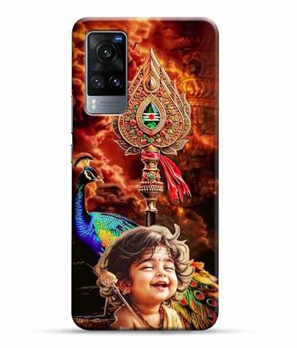 Image of Lord Murugan God Kartikeya Printed Hard Back Case Cover & Compatible for Vivo X60 5G | Vivo X60 | V2045 (Multicolor) - D1804
