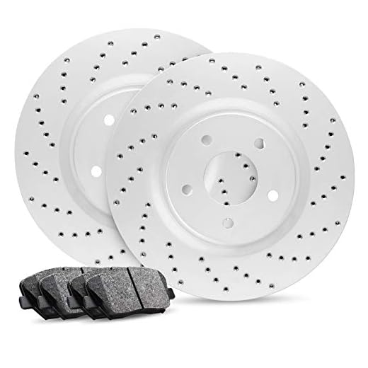 Premier Series Cross-Drilled Brake Rotors Combo