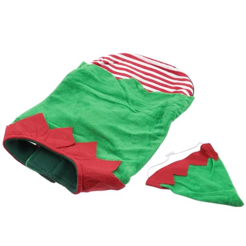 Disfraz Navideño para Perro Talla L Color Verde