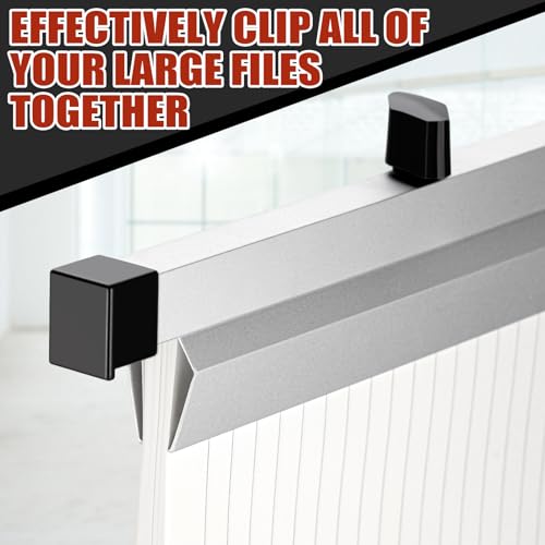 Estune 6 Pcs Blueprint Hanging Clamps Binding Strips Storage for Construction Paper Poster Plans Drawings Arts(36 Inches)