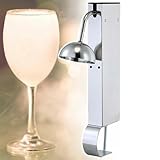 Instant Glas-Froster, für Wein, Champagner, Cocktailgläser, schnelles Frosting bis -40 °C, Edelstahl-Bar-Cup-Kühler