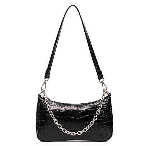 Bolso bandolera pequeño de cuero para mujer miniatura 1
