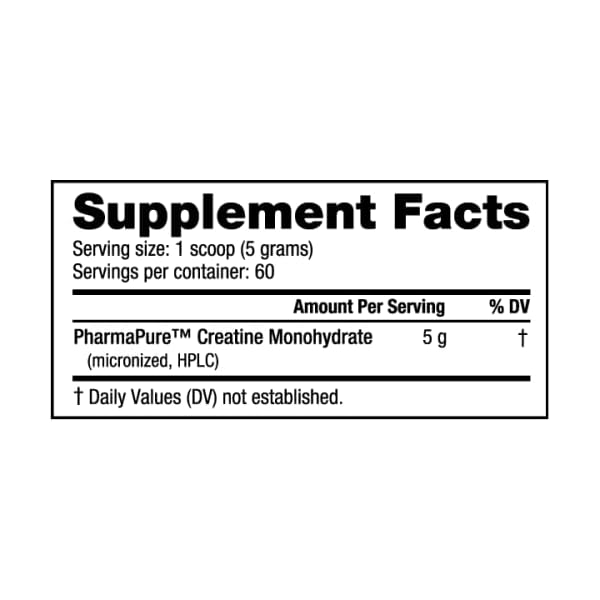 NutraBio Creatine Monohydrate - Micronized and Pure Grade - Supports Muscle Energy and Strength - (300 Grams) - Unflavored, HPLC Tested (300g) - Image 3