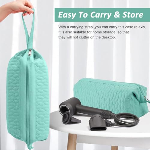 Image of MAYCREATE Airwrap Travel Case for Dyson /Shark Flexstyle, Green