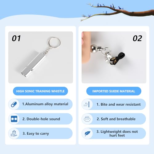 Image of Bird Leash, Elyssnova 2024 New Bird Harness, Retractable Parrot Leash, Used for Bird Flight Training, 0-20 Feet Freely Adjustable, Suitable for Various Birds