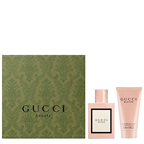 Gucci Bloom Eau De Parfum and Scented Lotion Gift Set Perfume for Women 1.6 oz and Perfumed Lotion for Women 1.6 oz