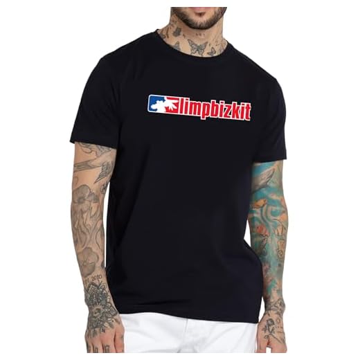Men Limp Rock Bizkit Minimalist Style Tour 2024 Shirts Retro 90s Fun Y2K Desing Music Fan Unisex T Shirt (M, Black)
