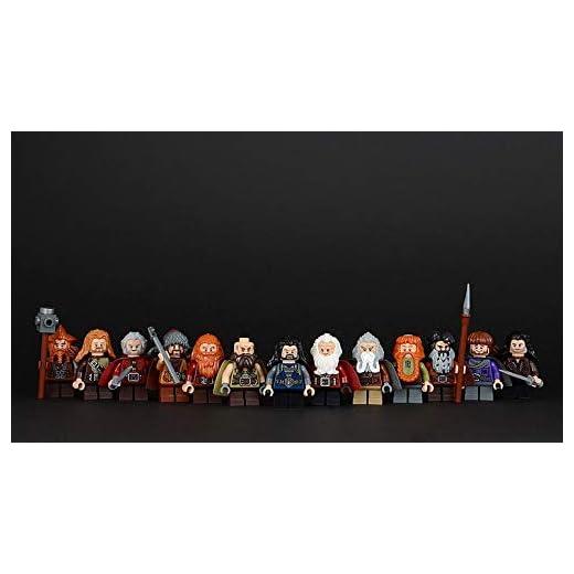 Lego The Hobbit Sagan om ringen affischtryck 30 x 45 cm (flerfärgad) W-221