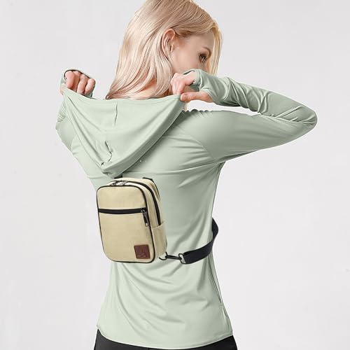 Image of LVYOUME Convertible Crossbody Bag for Men /Women,Adjustable Waist /Shoulder /Backpack with 2 /3 Strap,Everyday Essentials Carrier