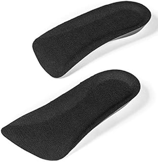CALTO Half Elevator Insole for Men - 1/2 Inch Height Increase Taller Heel
