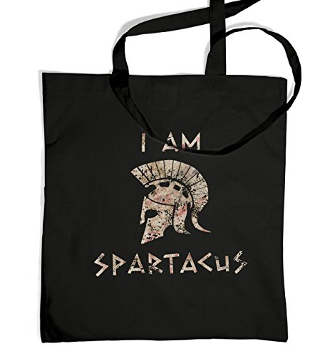 Tv And Film Bags By Big Mouth I Am Spartacus Tragetasche, Schwarz, One size