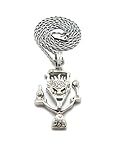 Insane Clown Posse Joker Cards ICP Pendant 2mm 18' 20' 24' Stainless Steel Rope Chain Necklace (20, RC4243)