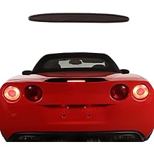 Car Rear Tail Foglights Lamp Frame Cover for Chevrolet Corvette C6 2005-2013 Rear Bumper Reflectors Lights,HighBrake Light Stickers,Auto Exterior Taillight Cover Brake Light Cover