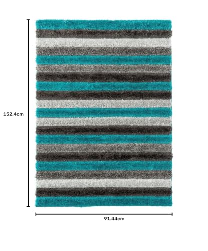 Image of Carpet for Hall | Carpet for Living Room |3X5 FEET Rugs for Bedroom | Carpet | Rug for Living Room | Carpet & Rugs for Home Decor | Carpet for Bedroom Floor (Luxury Grey & Blue)