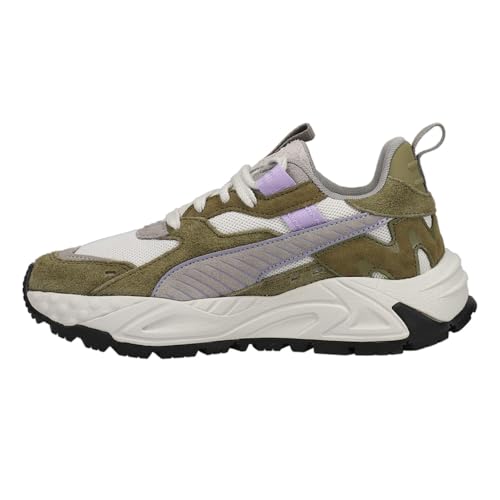 PUMA Puma Womens Rs-Trck New Horizon Lace Up Sneakers Shoes Casual - Grey - Size 8 M, 39683704