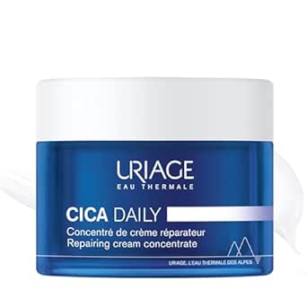 Uriage CICA Daily Repairing Concentrate Cream - Daily Moisturizer With Hyaluronic Acid, Vitamin B5 &amp; Ceramides - Fragrance-Free - 50ml