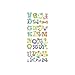 RoomMates RMK2334SCS Animal Alphabet Dena Designs Peel and Stick Wall Decals