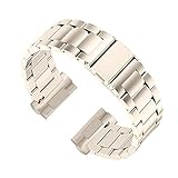 JOPLKOL Stainless Steel Strap Compatible with Fitbit Versa 4 / Fitbit Sense 2 / Fitbit Versa 3 / Fitbit Sense, Adjustable Metal Watch Bands Bracelets (Champagne Gold) - Image 3