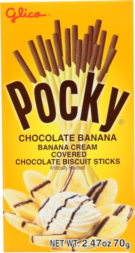 Pocky Covered Biscuit Stick (Chocolate Banana) - 2.47oz (Pack of ...