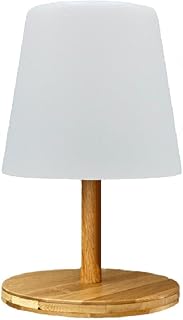 Lumisky Wireless Table Lamp, Bamboo Base, LED, Warm White/White, Dimmable, Standard Mini Wood, Height 25 cm