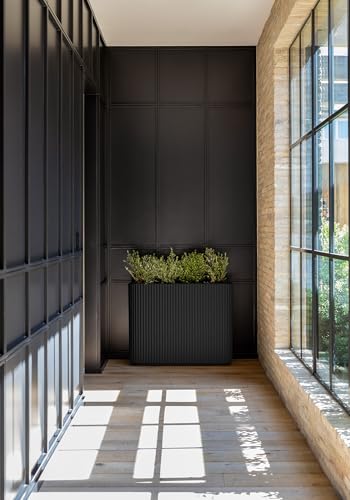 Image of Veradek Demi Series Span Planter - Tall and Wide Outdoor Planter with Shelf