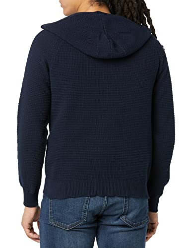 Men's 3D Textured Hoodie Pullover Sweater2