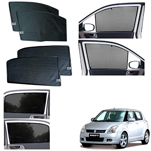 Image of WolkomHome car Fix Curtain Window Shades Half Curtains Sunshade for Swift Type-1