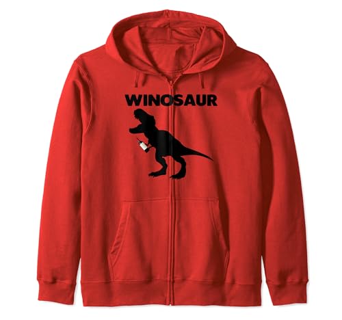 Camiseta de vino divertida: camiseta Winosaur, divertido dicho amante del vino Sudadera con Capucha