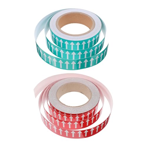 Ruban autocollant reflet directionnel 30mm : adhésifs de signalisation pour flux de tuyaux Gatuida