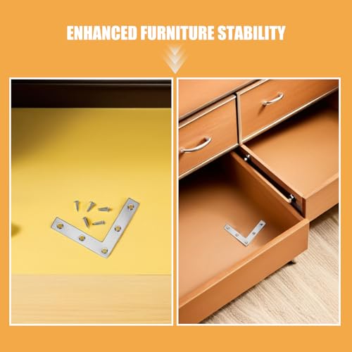 Équerres d'angle Cabilock renforcées en acier pour consolider tables et chaises