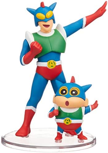 MEDICOM TOY UDF Crayon Shin-chan Action Mask & Action Mask Shin-chan (PVC Figure) Full Height About 9.4cm /4.3cm