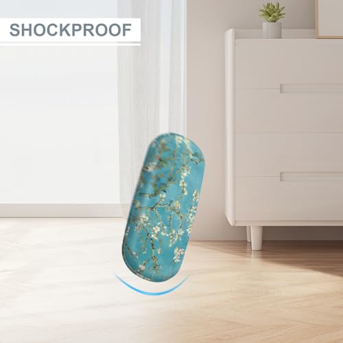 Image of FINTIE Hard Shell Eyeglasses Case, Portable Protective Glasses Cover Eyeglass Holder Box with Cleaning Cloth for Men Women