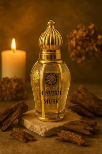 Image of Lavish Musk Luxury Attar for Unisex, Long Lasting & Non-Alcoholic, Pure Natural Roll-on Attar, Perfume for Men & Women, Suitable for Every Occasion, 12 ml