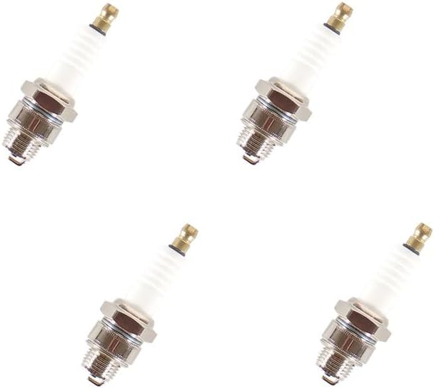 #US Spare Parts 4 X Spark Plug for Craftsman Lawnmower Model 917.376551 With 6.75 MRS Engine (foxwpart#1225.00272)