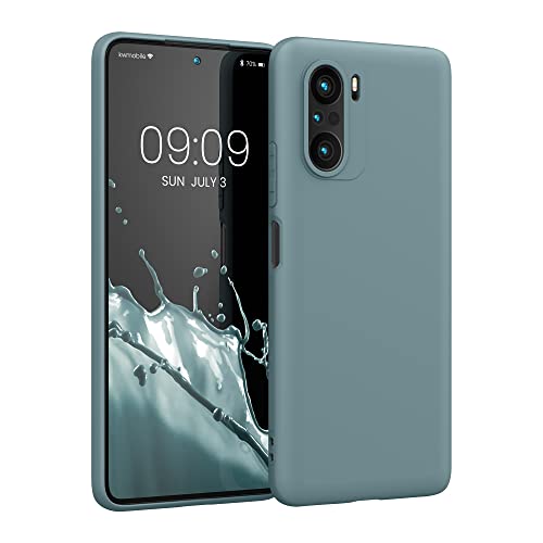 kwmobile Custodia Compatibile con Xiaomi Mi 11i / Poco F3 Cover - Back Case per Smartphone in Silicone TPU - Protezione Gommata - artic night