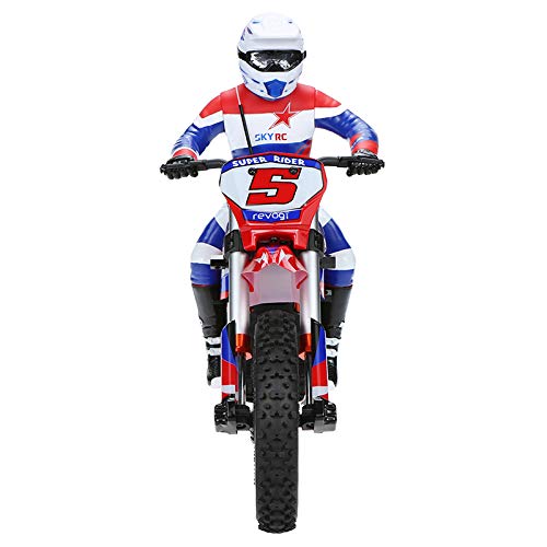 1/4 Red SR5 RC Motorcycle with Gyrostabilizer Remote Control Autocycle Radio Autobike Model