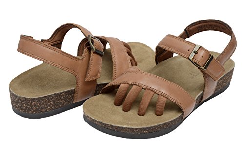 Wellrox Women's Santa Fee-Maddie Rust Casual Sandal 6