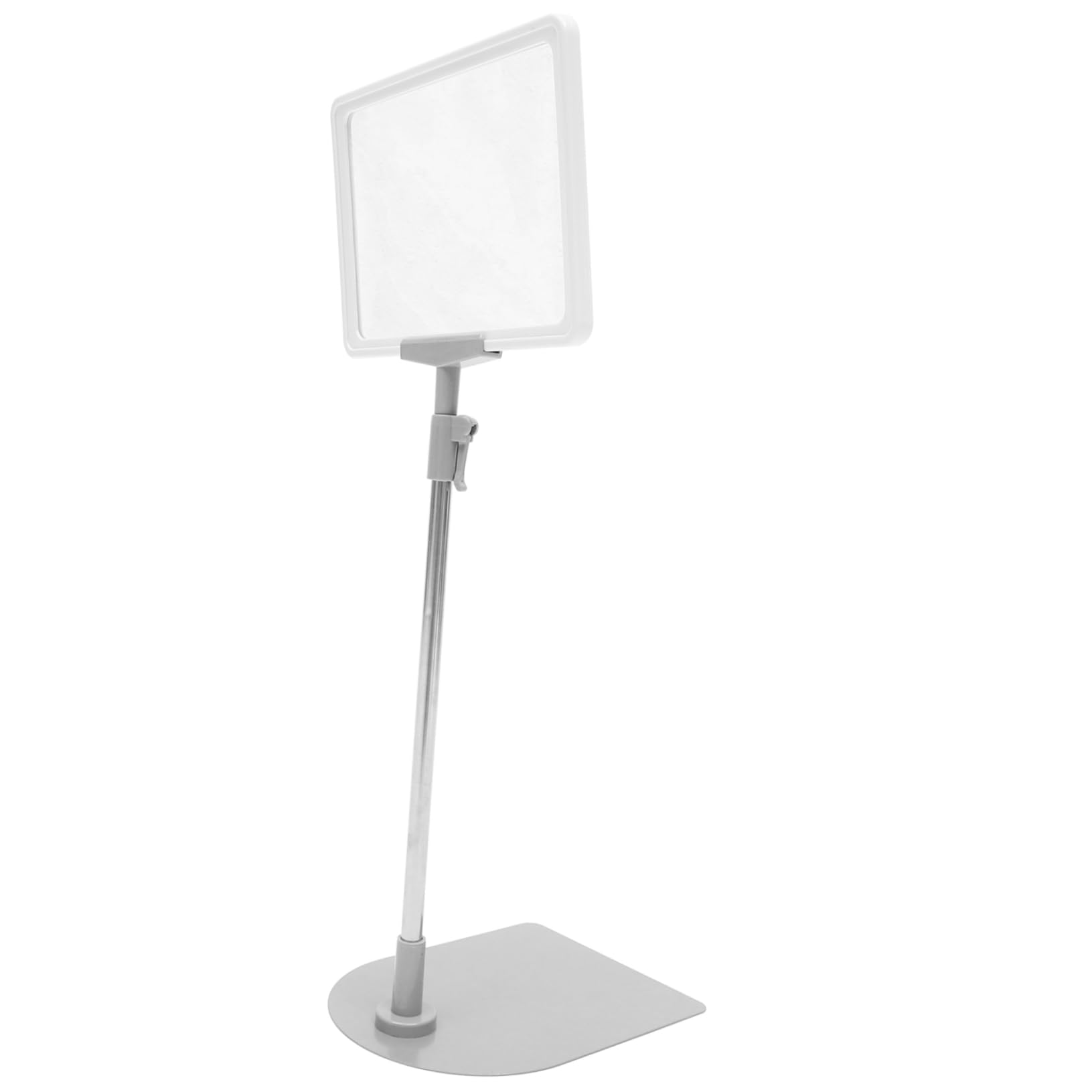 DOITOOL Espositore Prezzi Supermercato Riutilizzabile A5 Design Stabile in Acciaio Inossidabile e Plastico, per Frutta e Verdura in Supermercati