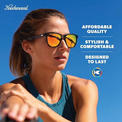 Image of Knockaround Square Polarized Sunglasses for Men & Women - UV400 Protection