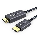 displayport to hdmi 2.0 4k 60hz cable ✔️Garantía y Servicio: Garantía de 18 meses de iVANKY. Servicio al cliente amigable y de fácil acceso para resolver sus problemas en 24 horas.