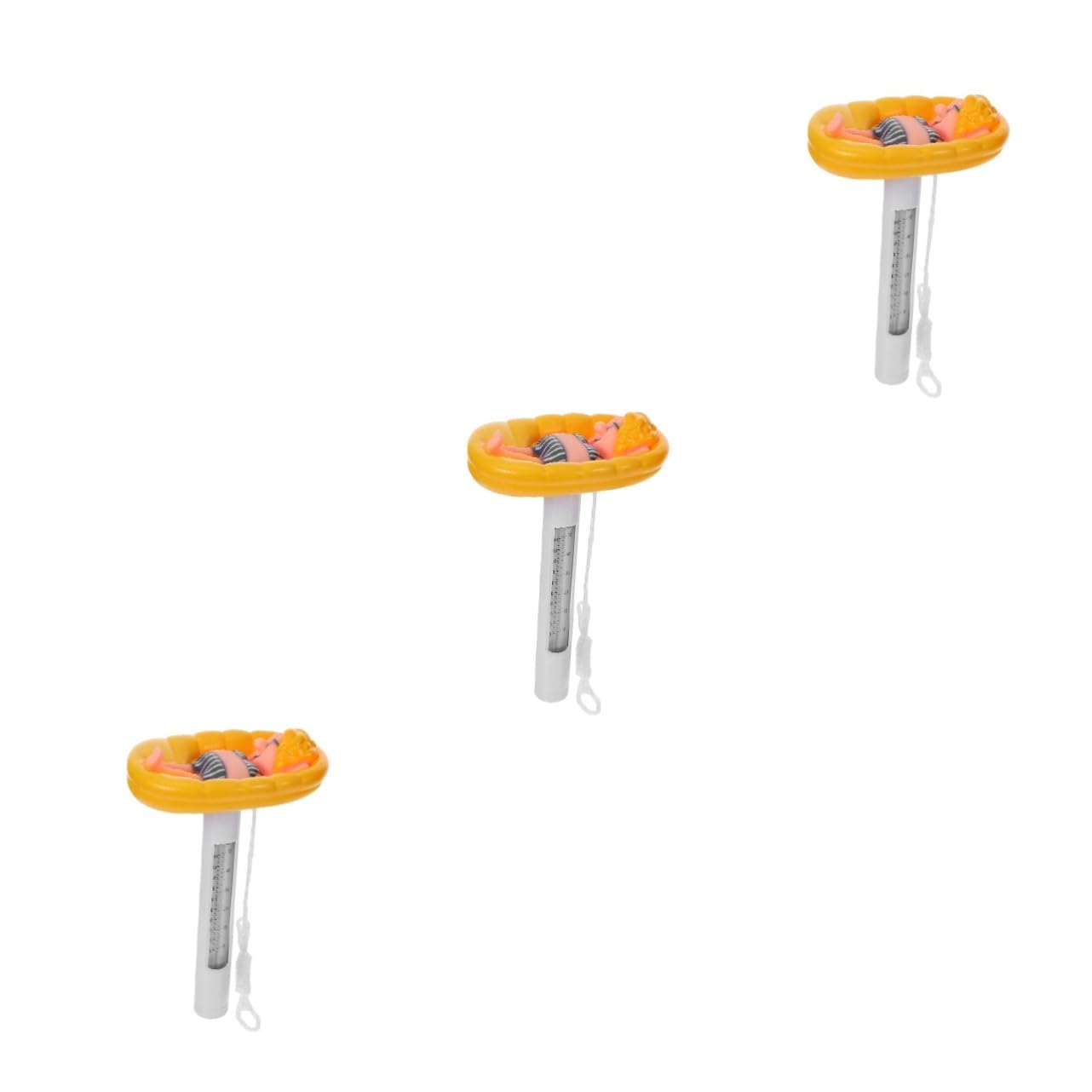 YARNOW 3pezzi Termometro Acquatico Per Piscina Forma Di Cartone Animato Misuratore Di Temperatura Per Lettura Accurata Fahrenheit e Celsius Per Giochi