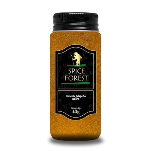 Spice Forest Pimenta Jalapeño em Pó, 40g, Sem Glúten